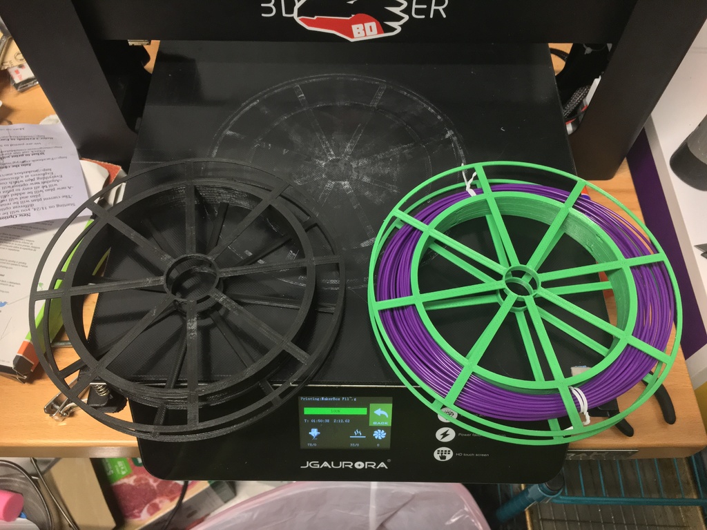 Maker Box Filament Spool Remix