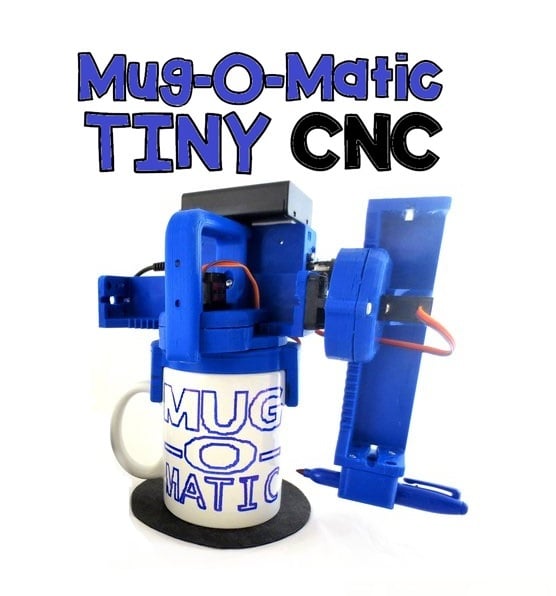 Mug-O-Matic Tiny CNC Drawing Robot