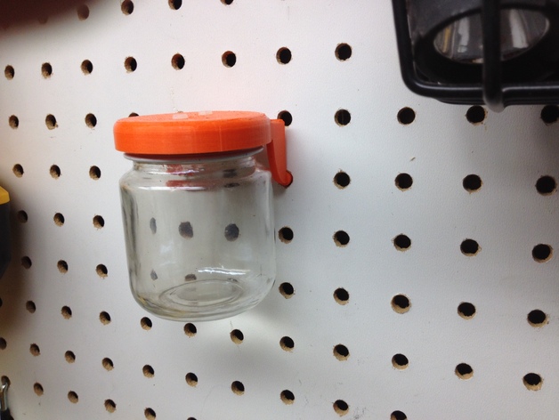 Pegboard Cap Baby Food Jar