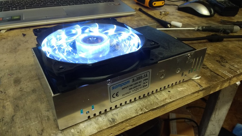 120mm fan mount for 30A PSU