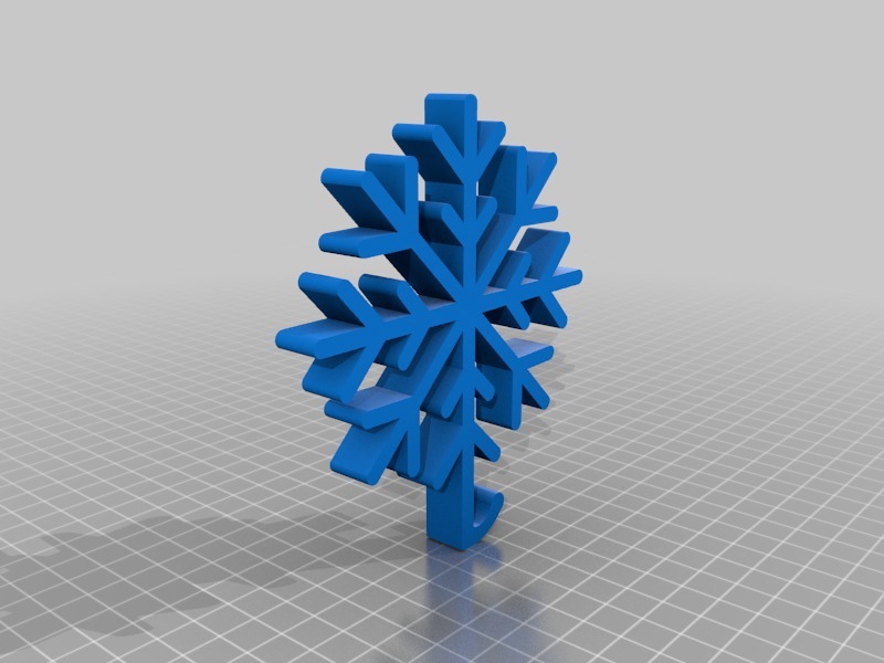 Loblolly - December 2017 - 3D Printable Snowflake Ornament