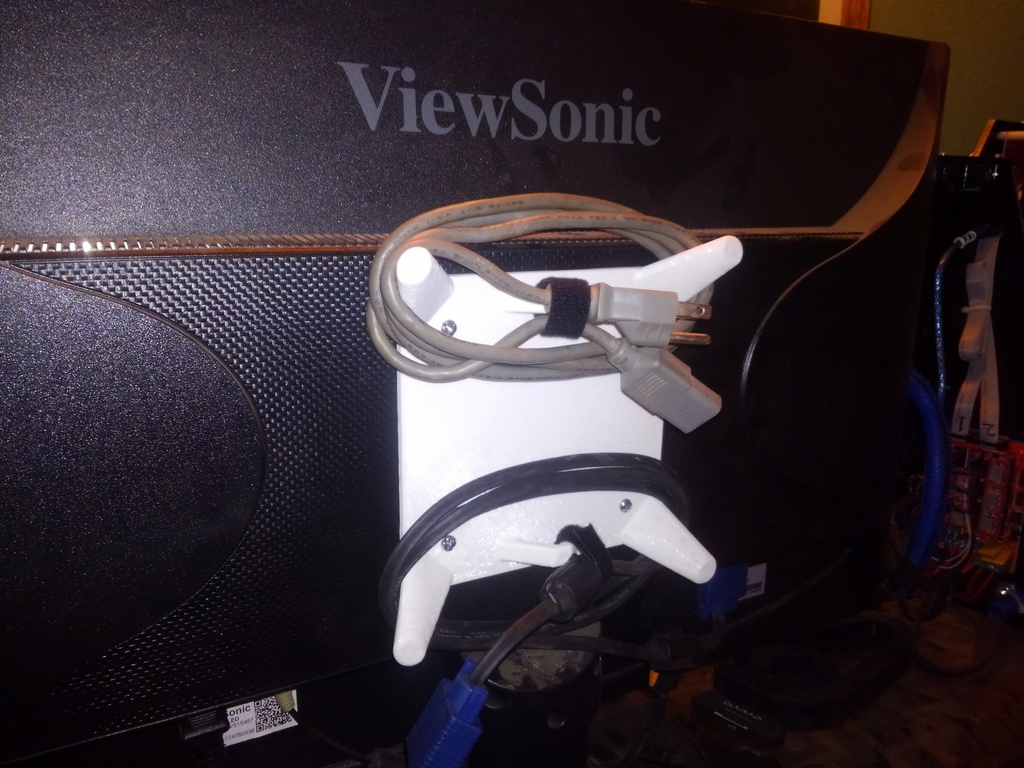 Monitor Mount Cable Wrap