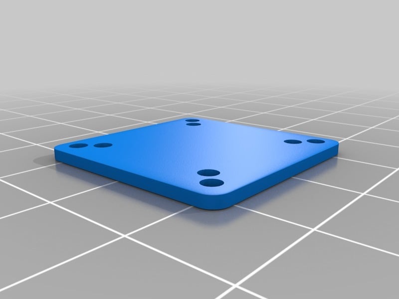 Simple 20x20 to 16x16 flight controller plate