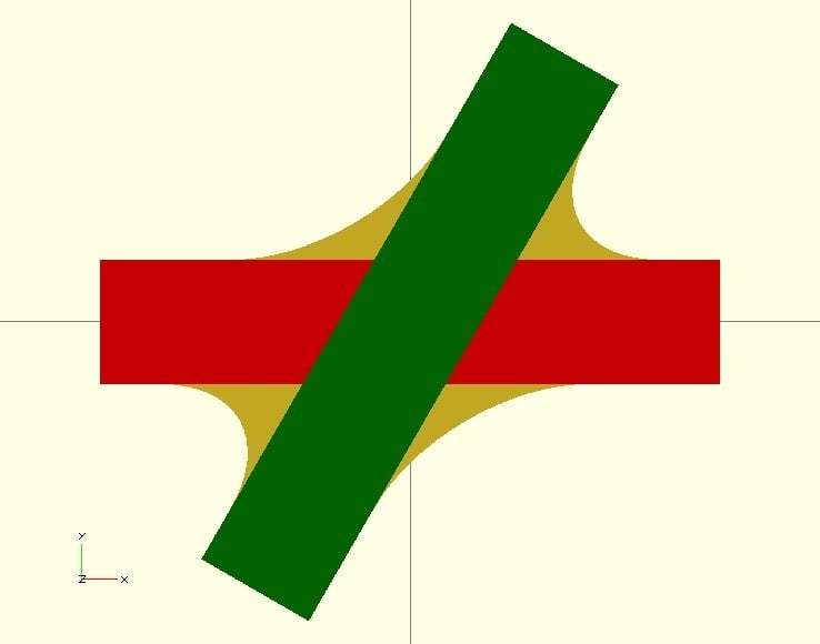 Automatic 2d Fillet in OpenSCAD