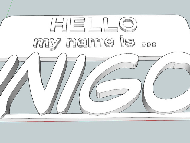 HELLO my name is ... name tag
