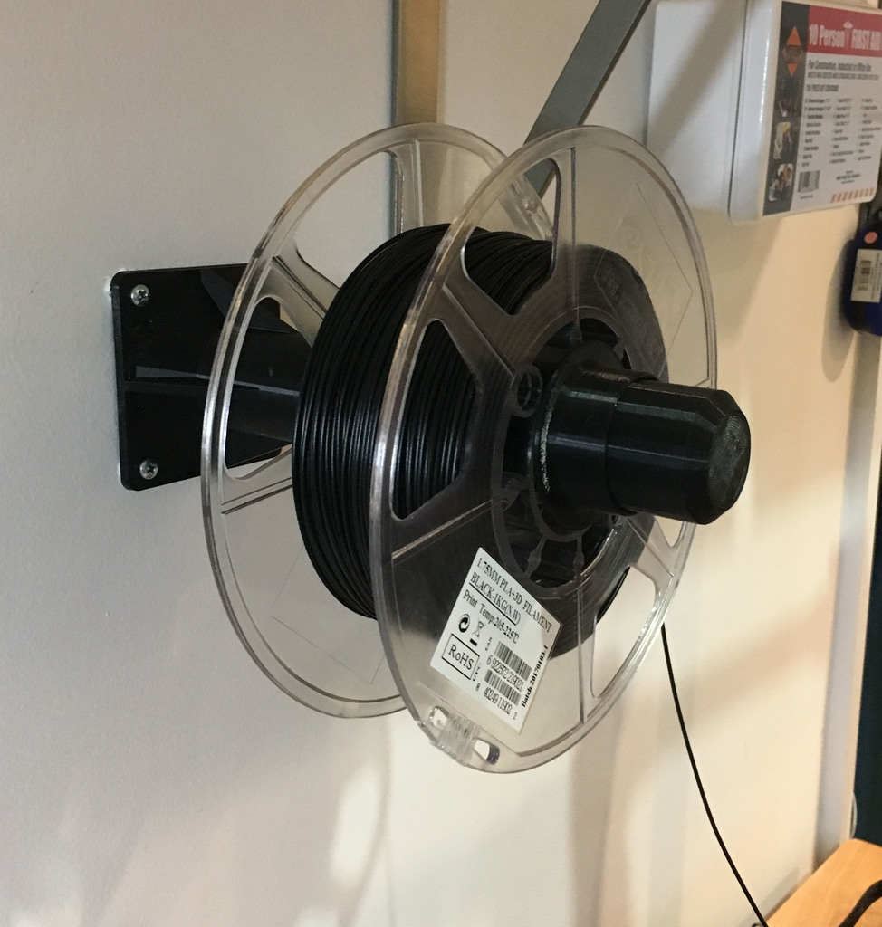 Wall mounted Spool Holder and Cuffs
