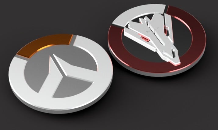 Overwatch and Blackwatch Coins