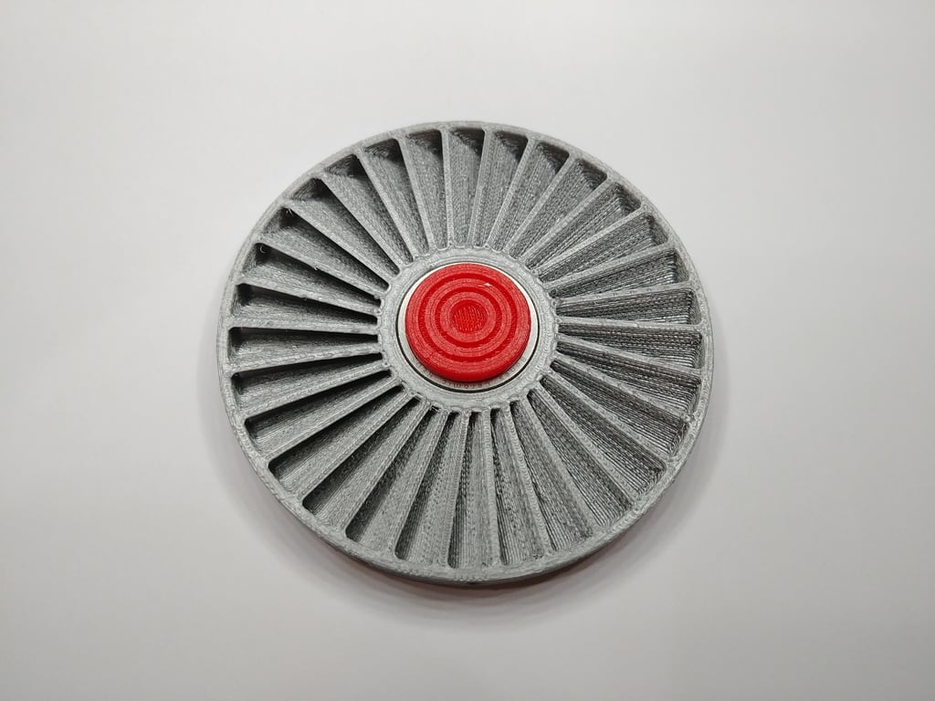 Jet Turbine Fan Fidget Spinner