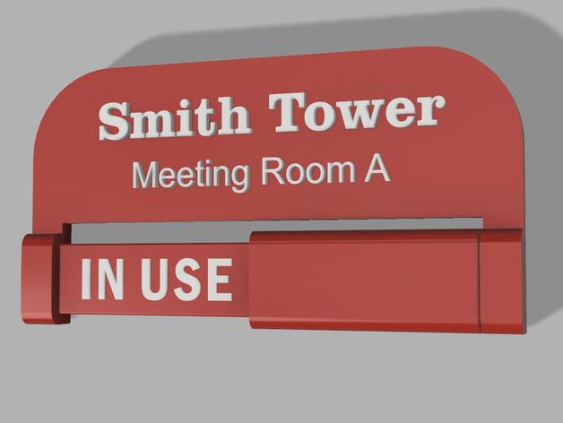 Meeting Room Vacancy Sign