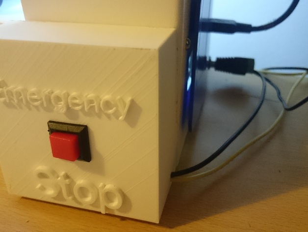 Emergency Stop button for Printrbot Play