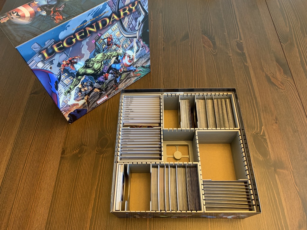 Marvel Legendary Organizer (with Expansions)
