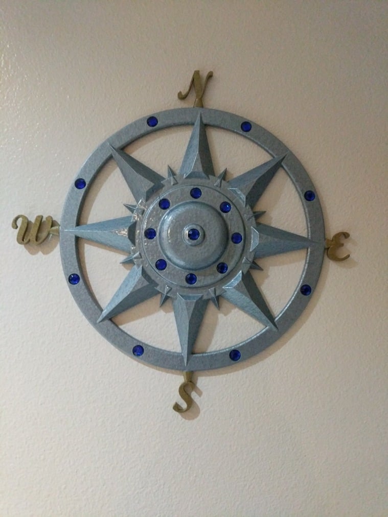 Compass Rose Wall Plaque
