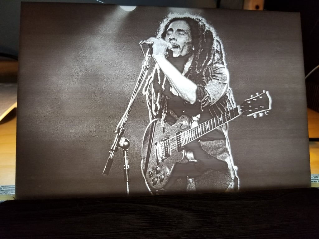 Bob Marley Lithophane