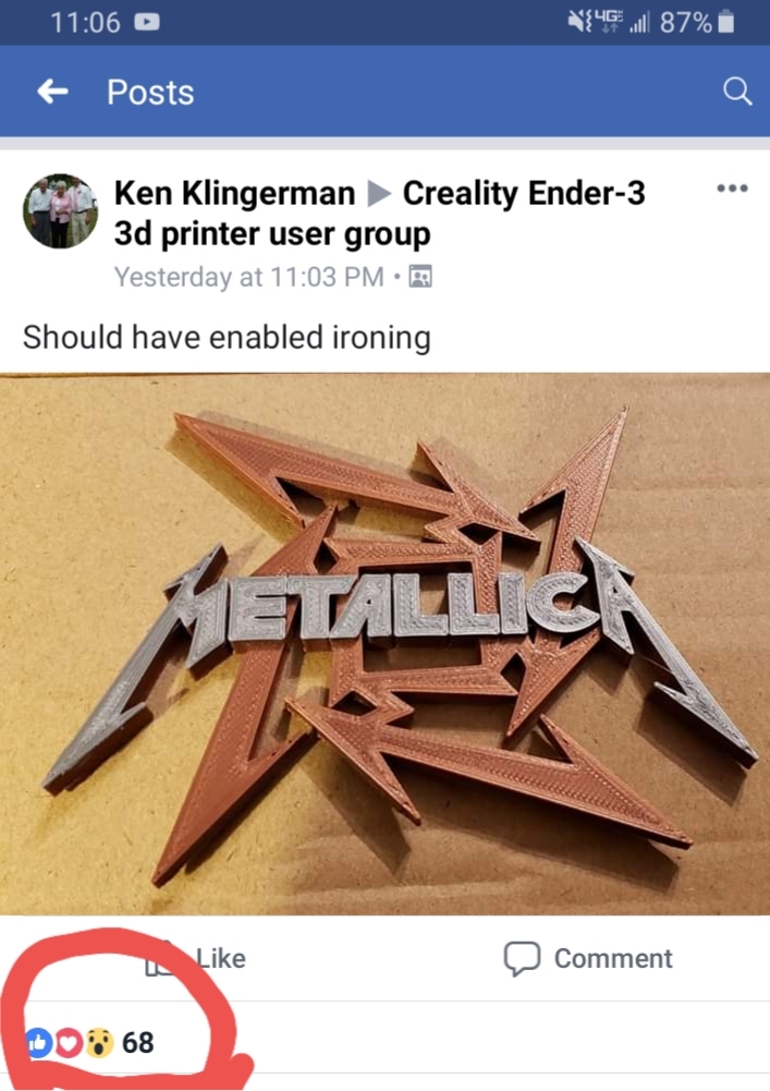 Metallica logo on star