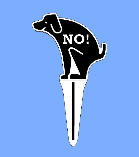 Dog Sign No Pooping