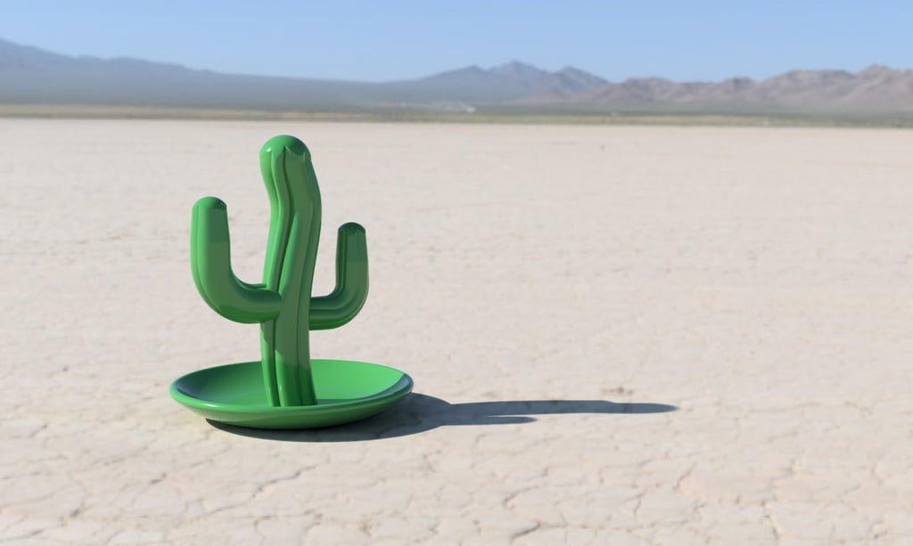 Cactus Ring Stand (Jewelry Holder)