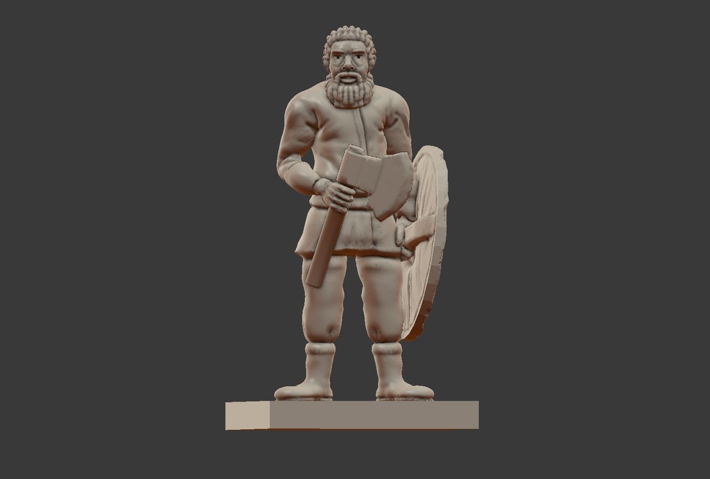 Viking with axe
