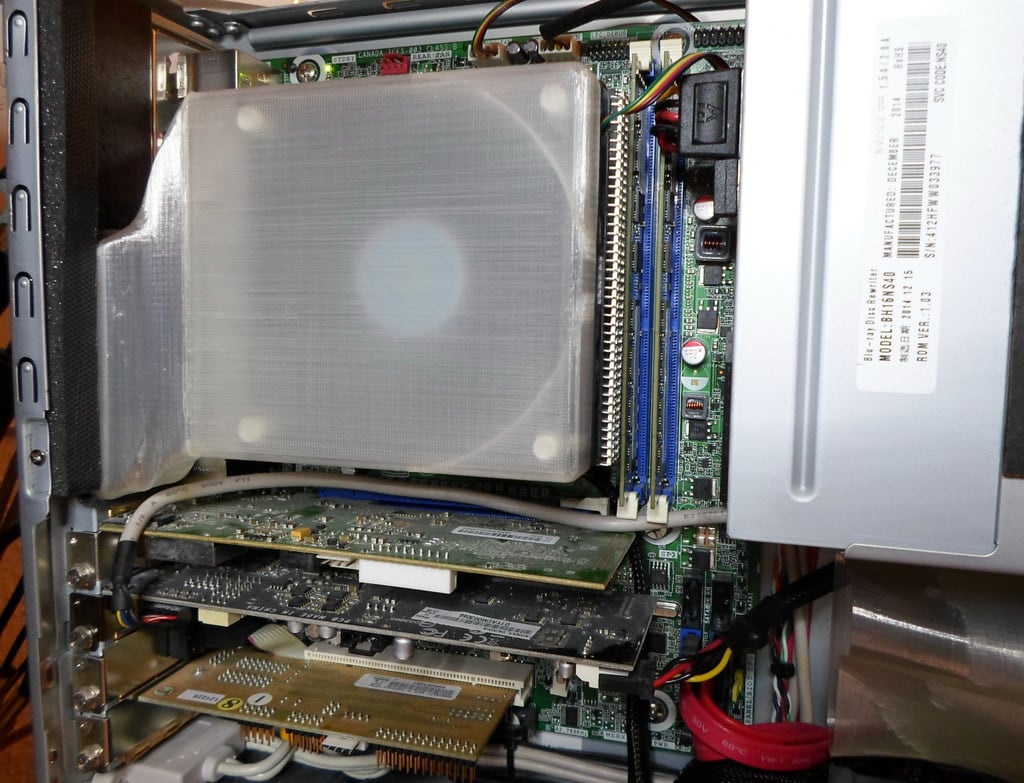 100mm CPU Fan Airflow Optimizer for Slim PC