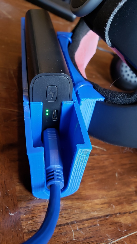 Dual Battery Holder for the HTC Vive Wireless Adapter and Anker 20000 Battery