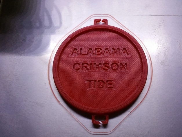 Crimson Tide 72mm NIKON lens cap holder