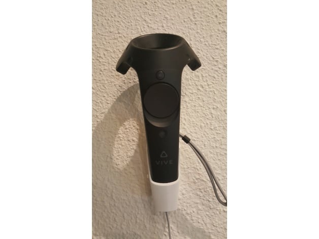 HTC Vive controller wall mount and charging station