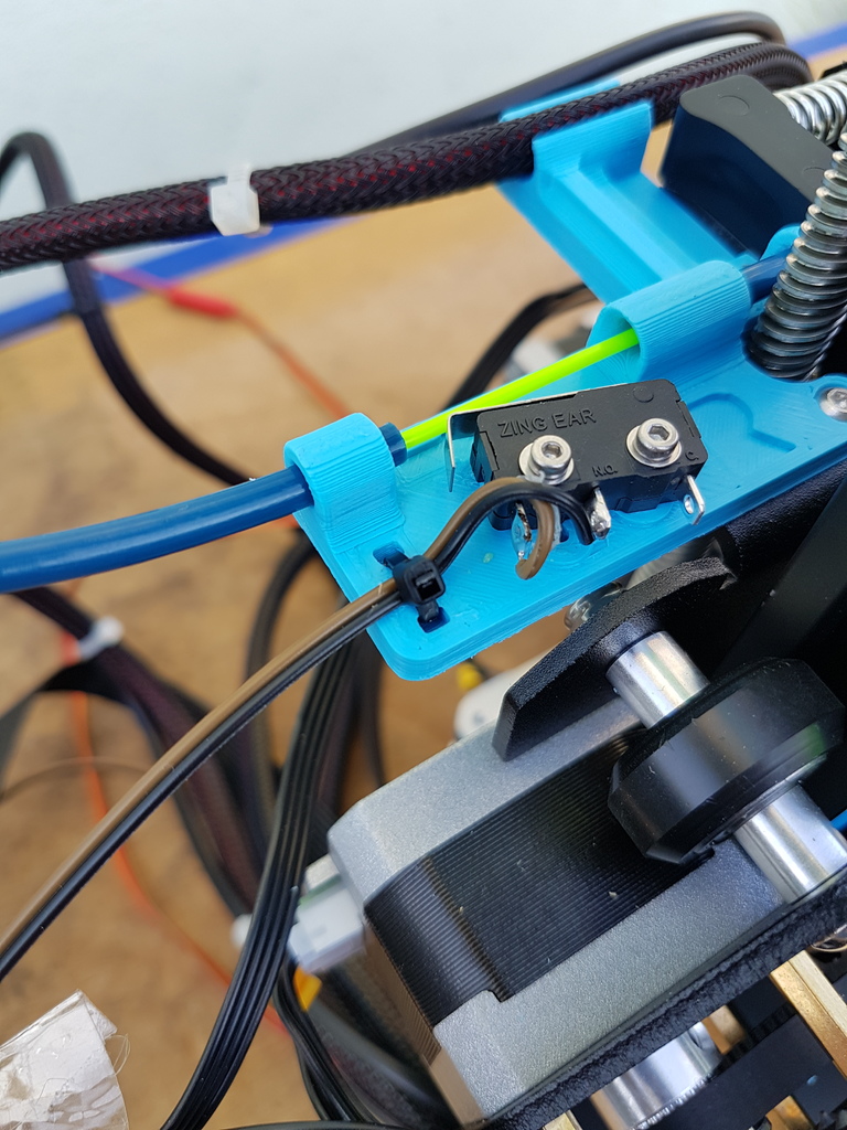 Y.A.F.S. - filament sensor and cable management for Ender 2