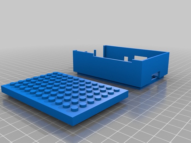 Raspberry Pi B+ / 2  LEGO® Compatible Case.