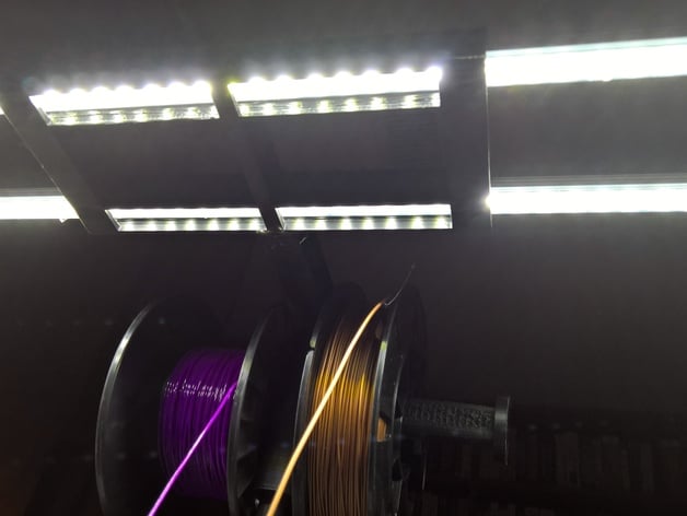 Web Controlled Led Bar Light for the Printrbot Simple Metal