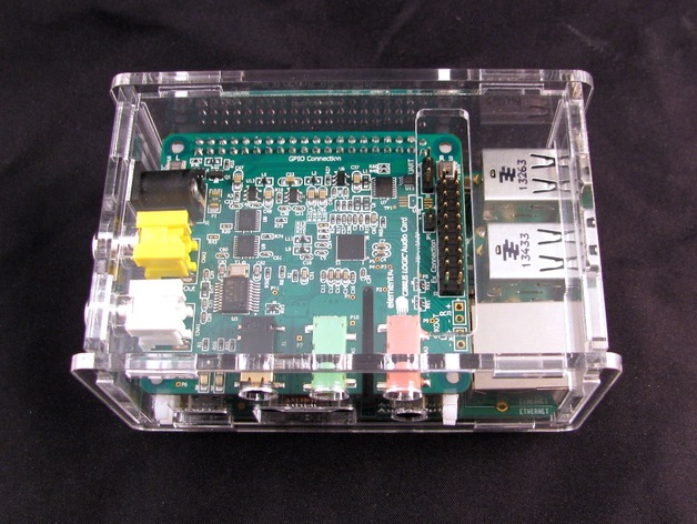 Raspberry Pi B+ Cirrus Logic Audio Card Case