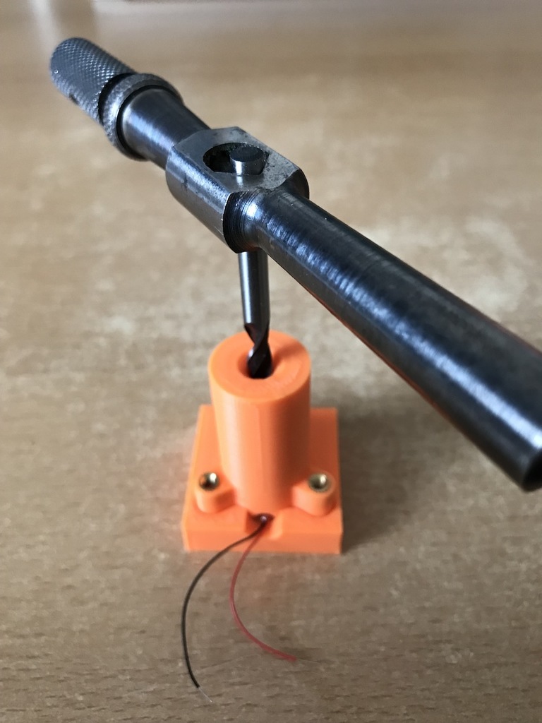 Drill Jig for 20mm Piezo Disk