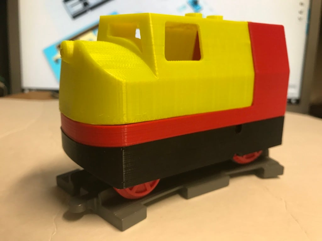 Toy Train: Brick Compatible Motorized Locomotive