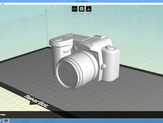 Nikon D90 3D Model
