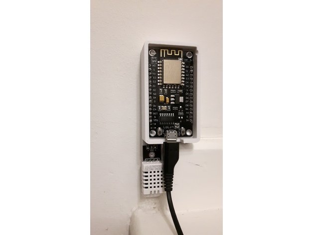Sensor-Housing for LoLin NodeMCU V3(ESP8266) + DHT-11/22