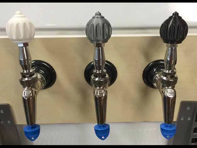 These beer tap handles are not too shabby.