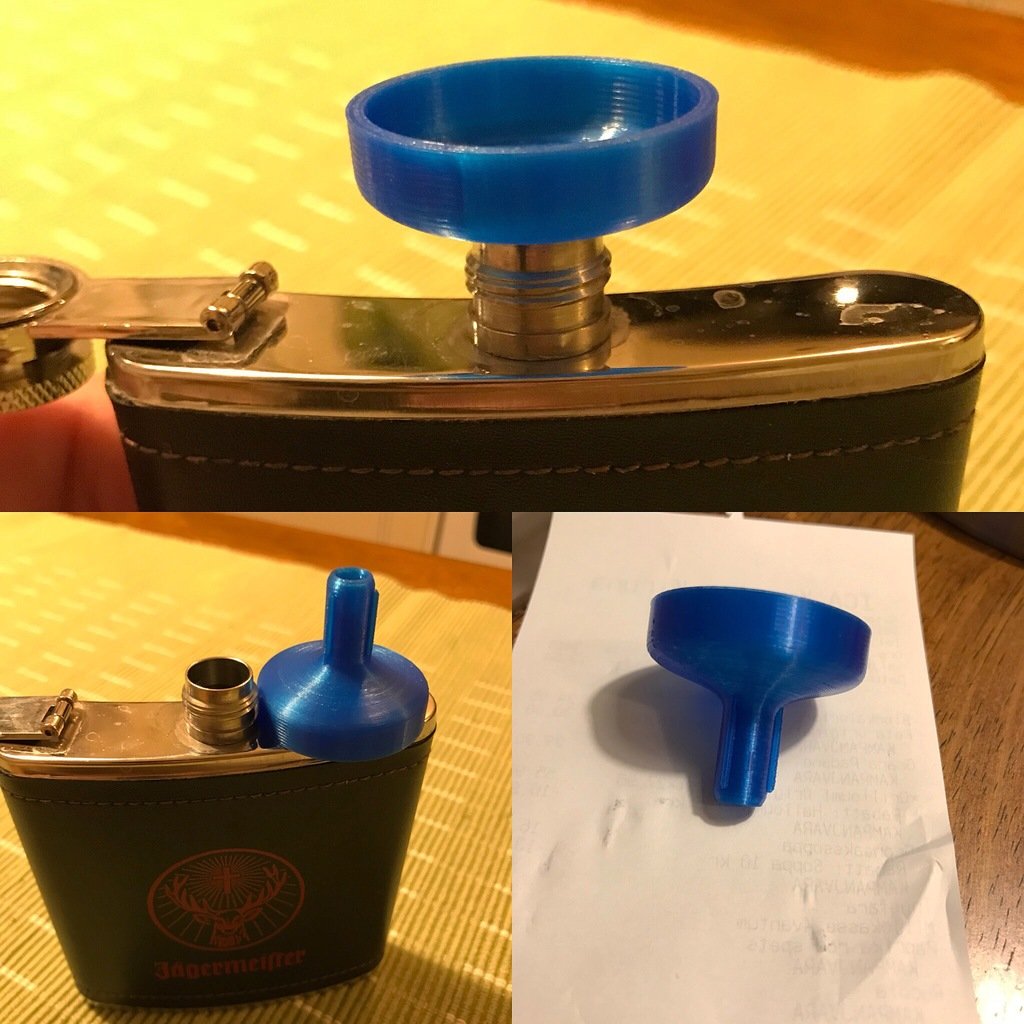 Funnel for hip flask