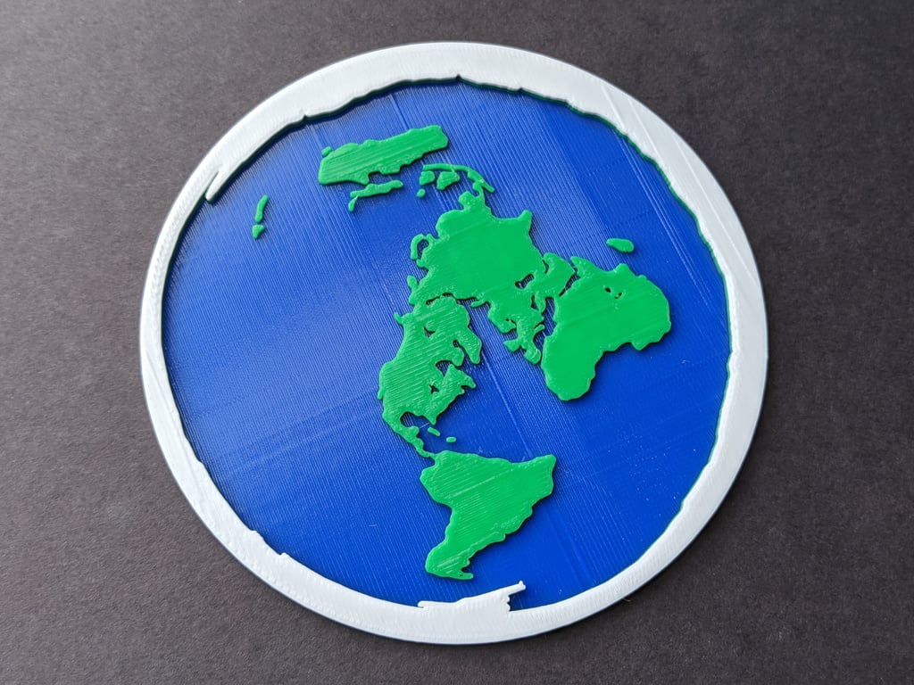Flat Earth Coaster