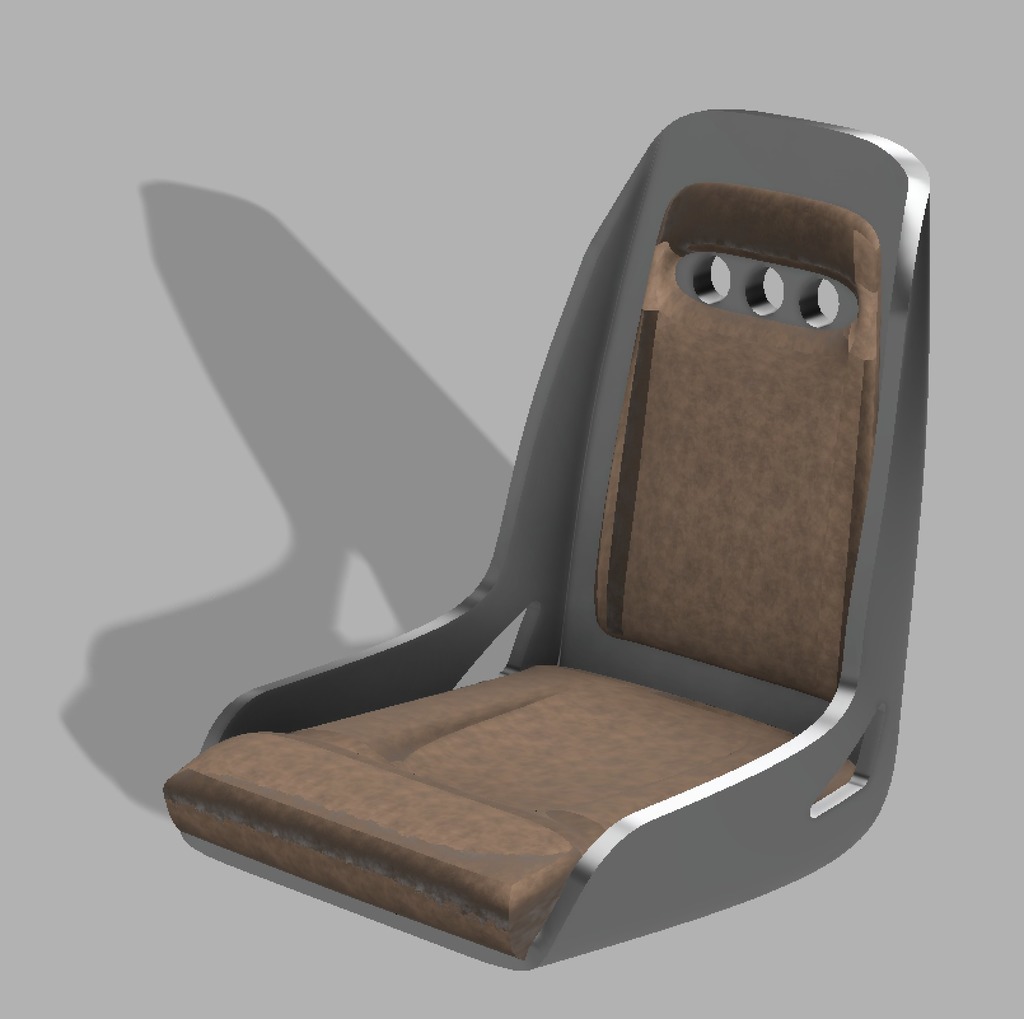 1:10 scale car seat (Hot rod sport) 