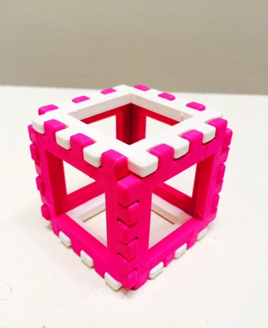 Morphi snap cube inspired by @Mathgrrl Laura Taalman's poly-snaps