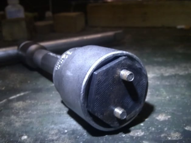 Brake caliper piston rewind tool