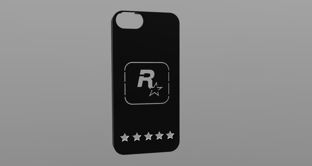 Cases for iPhone 5-5s with Rockstar Games logo