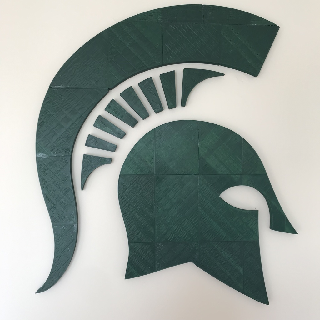 Spartan Head Logo Wall Decoration (GIANT)