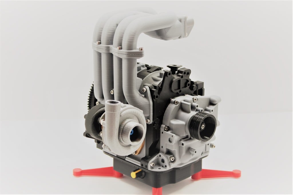 Mazda RX7 Wankel Rotary Engine 13B-REW - Working Model
