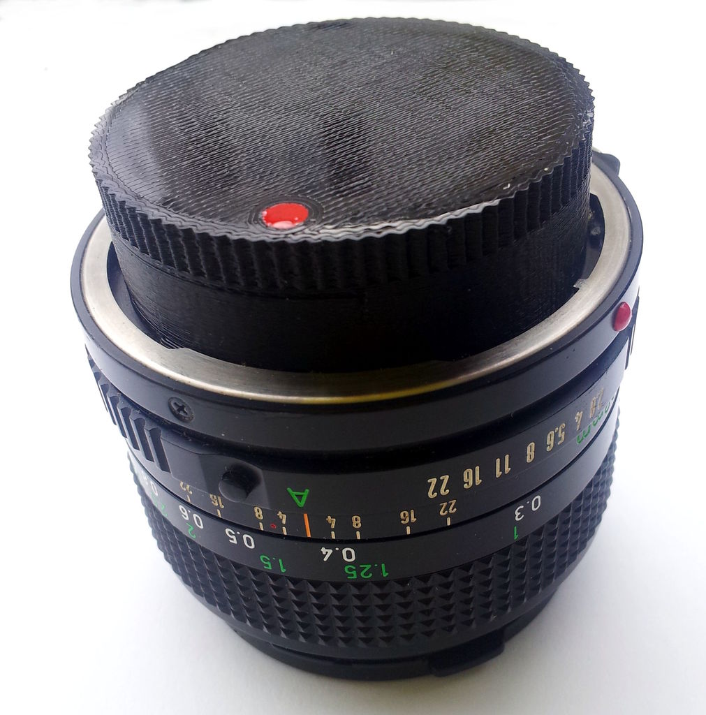 Canon FD rear lens cap