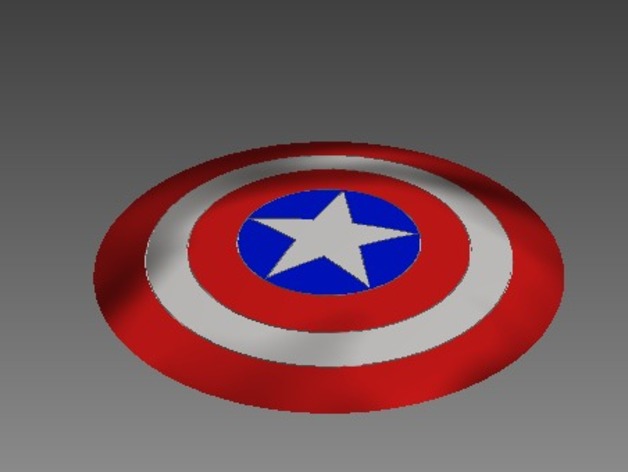 Captain America Shield (No Handle)