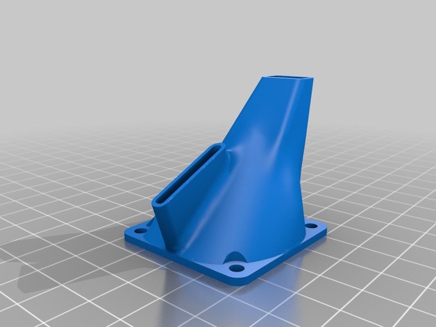 Printrbot Simple Metal Improved Fan Shroud - with hot end heatsink vent