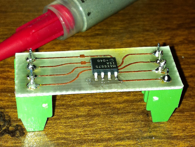 Thermocouple sensor, single sided carrier board