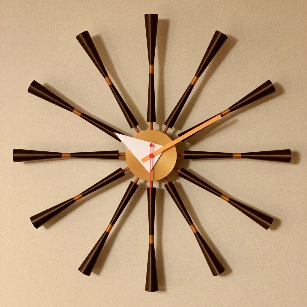George Nelson Spindle Clock Re-Creation