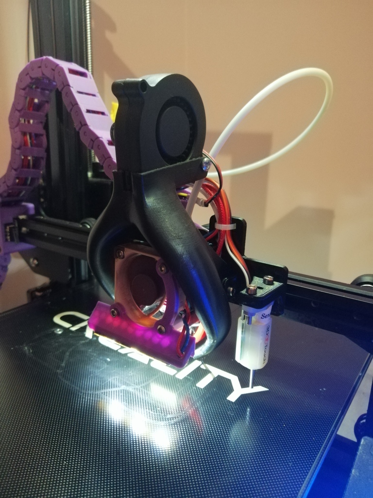 Smooth Fang BL Touch Mount (One easy print)