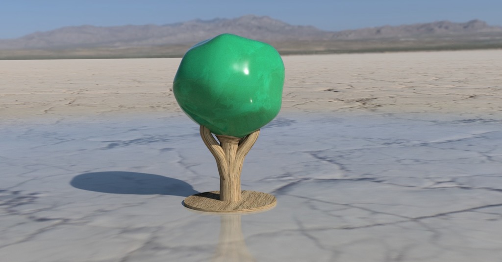 3D Printable Tree - no supports needed