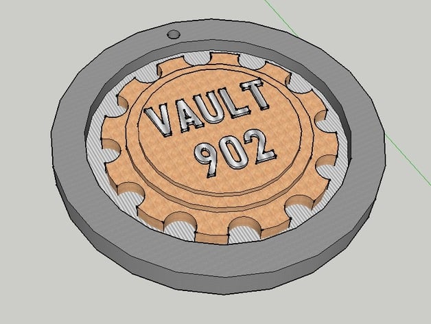 Fallout 4 Vault 902 Necklace - Work in Progress